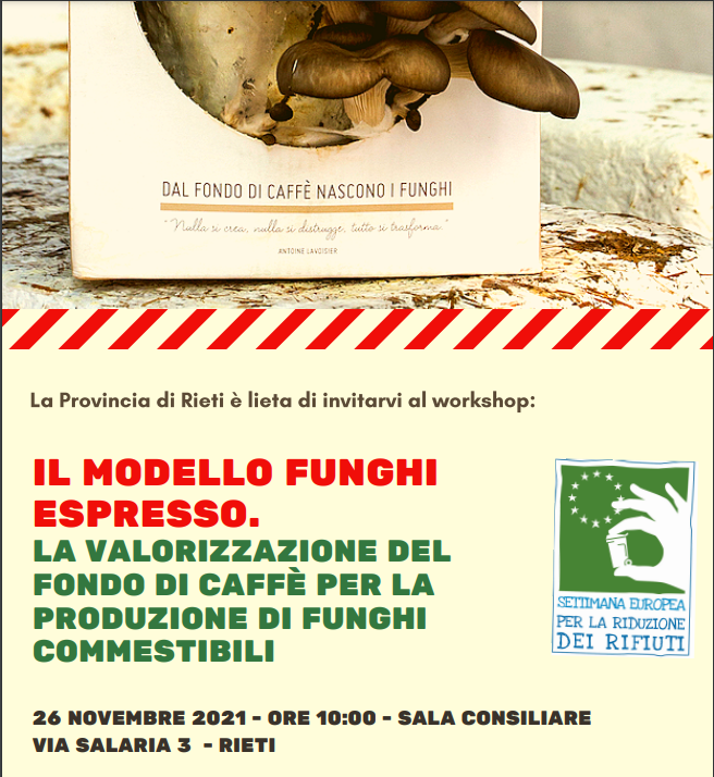 “Funghi Espresso” a Rieti: aperte prenotazioni per il seminario della Provincia